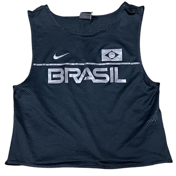 Nike Tops - Nike Women's Brasil Dri-Fit Mesh Tank Top Size S